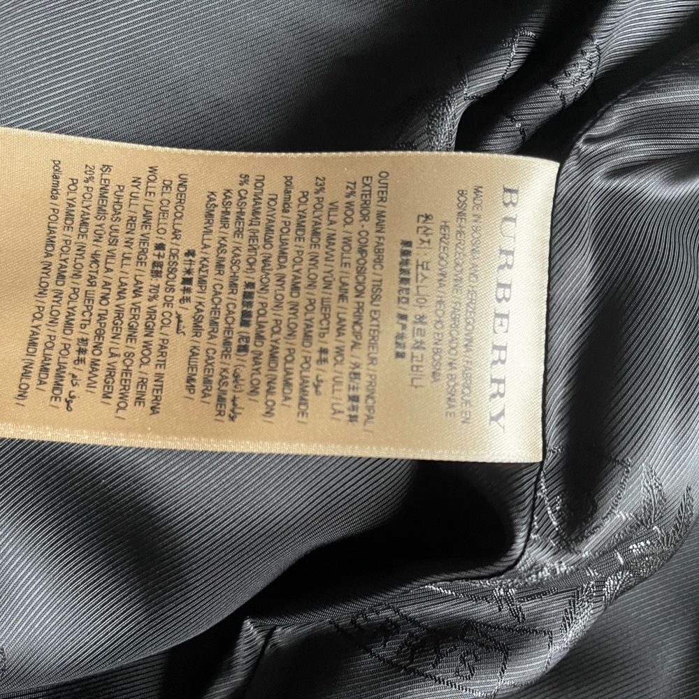 Burberry Wool Warm Coat , BNWT - Picture 10 of 14